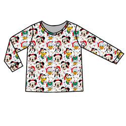 Jolly Holiday Crew Ruby Adult Long Sleeve Shirt - Bamboo - Pre Order - Christmas Special