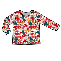 Milk & Mischief Ruby Adult Long Sleeve Shirt - Bamboo - Pre Order - Christmas Special