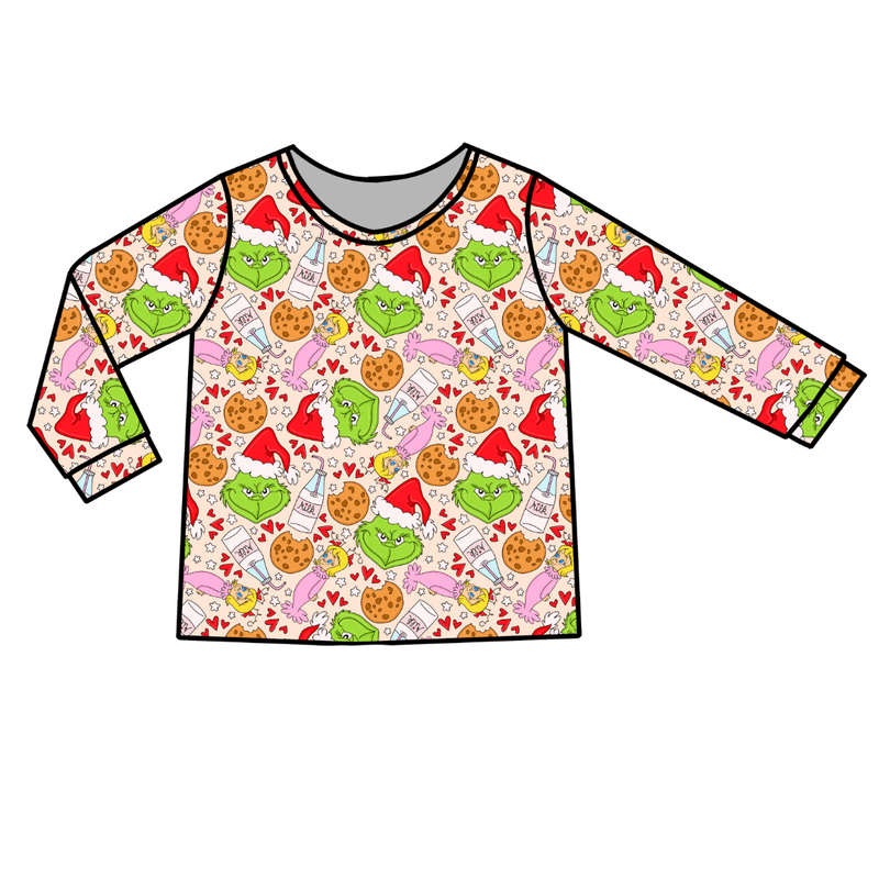 Heart of Whoo Ville Ruby Adult Long Sleeve Shirt - Bamboo - Pre Order - Christmas Special