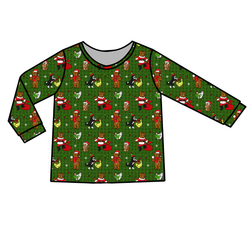 Cozy Cabin Christmas Ruby Adult Long Sleeve Shirt - Bamboo - Pre Order - Christmas Special
