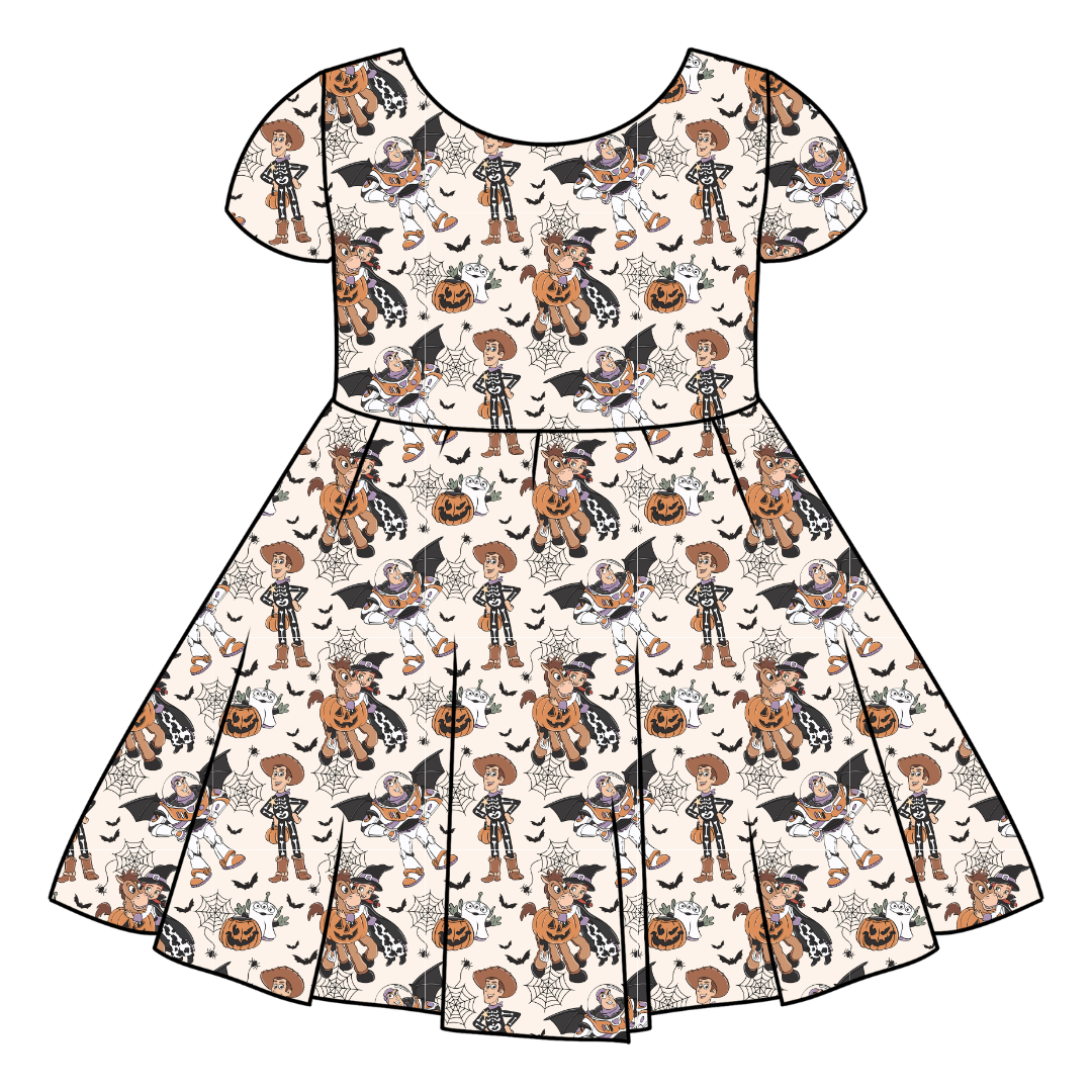 TERROR TOYS - Honey Girl's Twirl Dress Bamboo - PRE ORDER