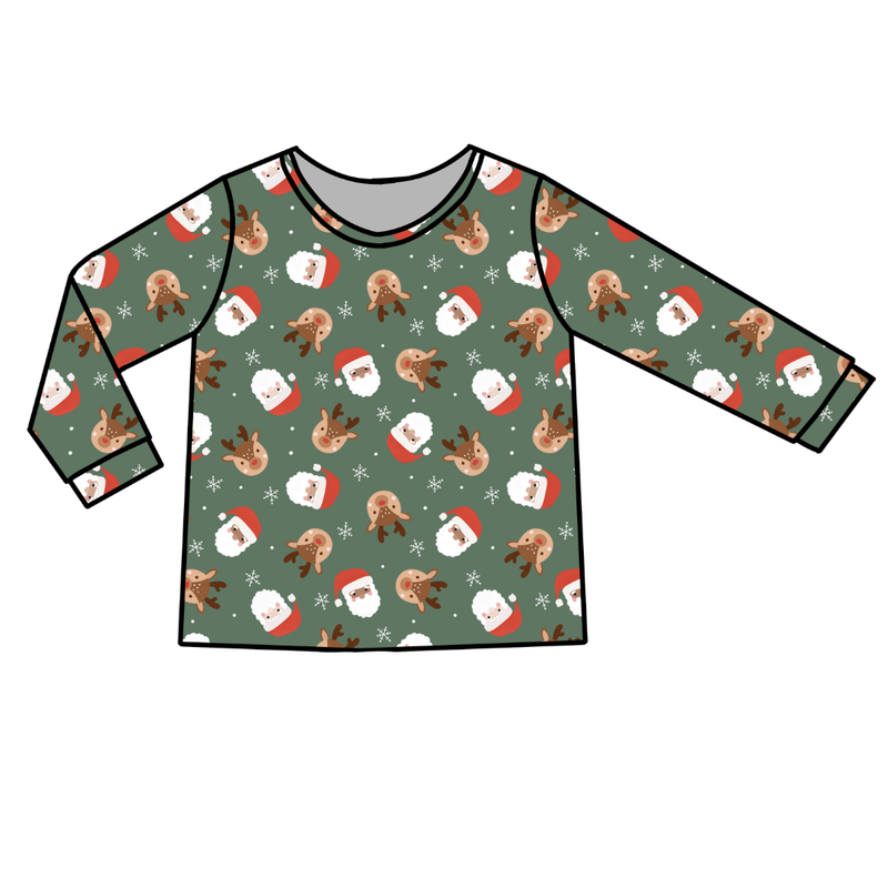 Sleigh Bell Dreams Ruby Adult Long Sleeve Shirt - Knit - Pre Order - Christmas Special