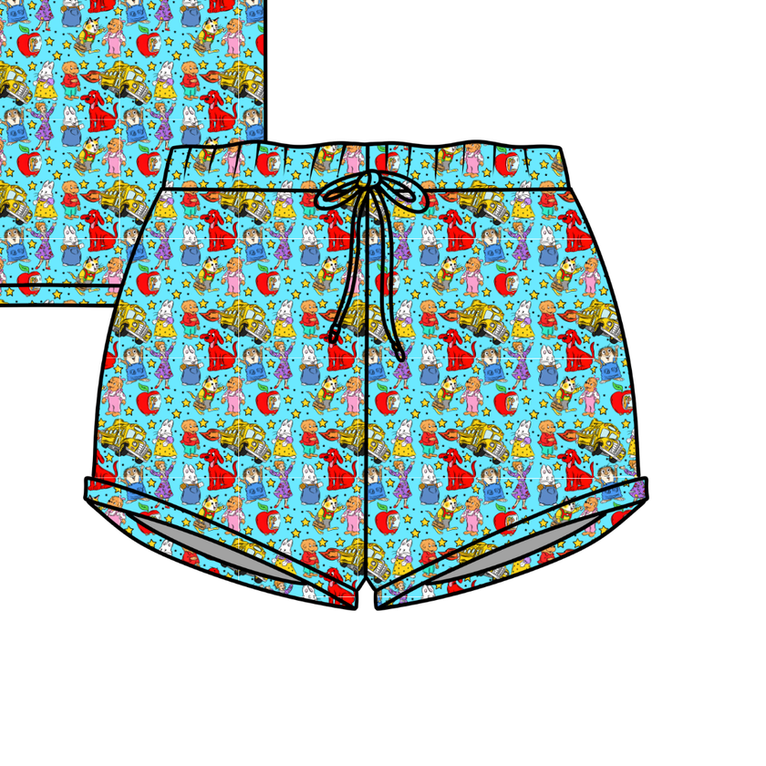 Growing Up Together Jazzy Adult Pajama Bamboo Shorts - Pre Order