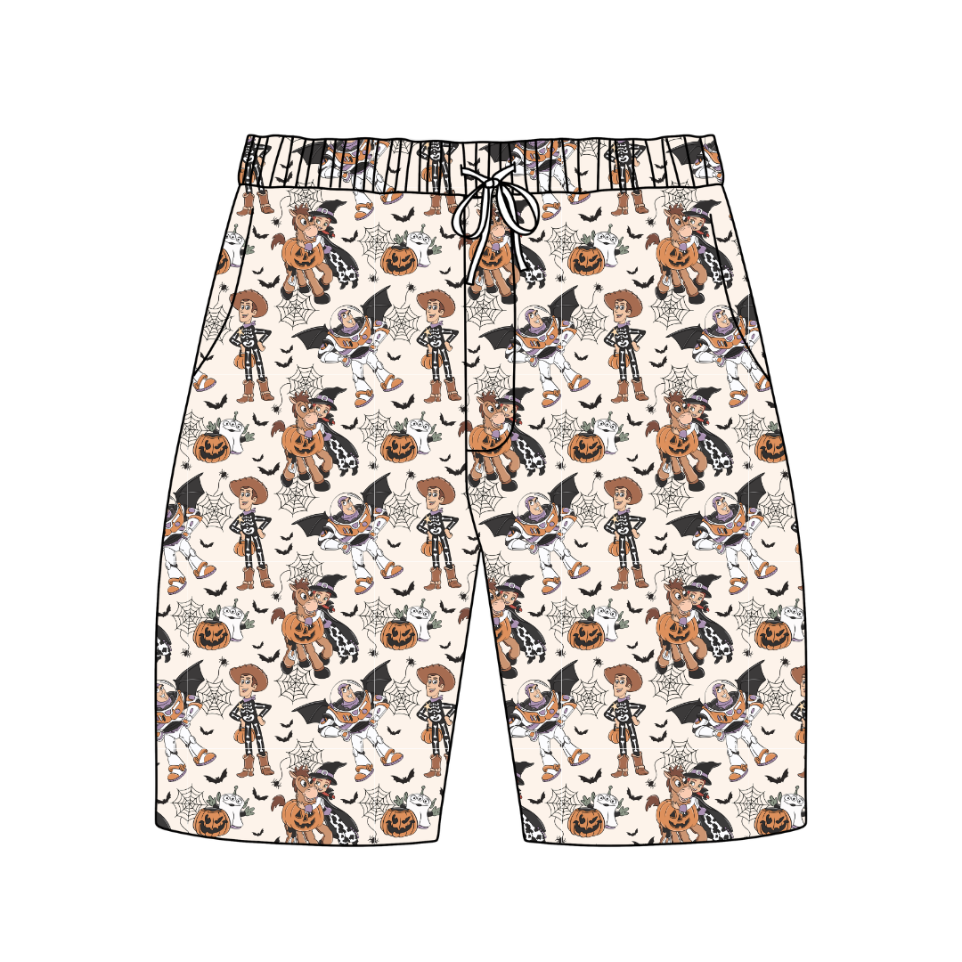 Terror Toys Chill Extended Length Adult Pajama Bamboo Shorts - Pre Order