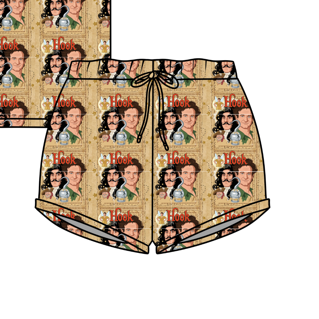 Never Grow Up Jazzy Adult Pajama Bamboo Shorts - Pre Order