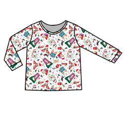 Holiday Harmony Ruby Adult Long Sleeve Shirt - Bamboo - Pre Order - Christmas Special