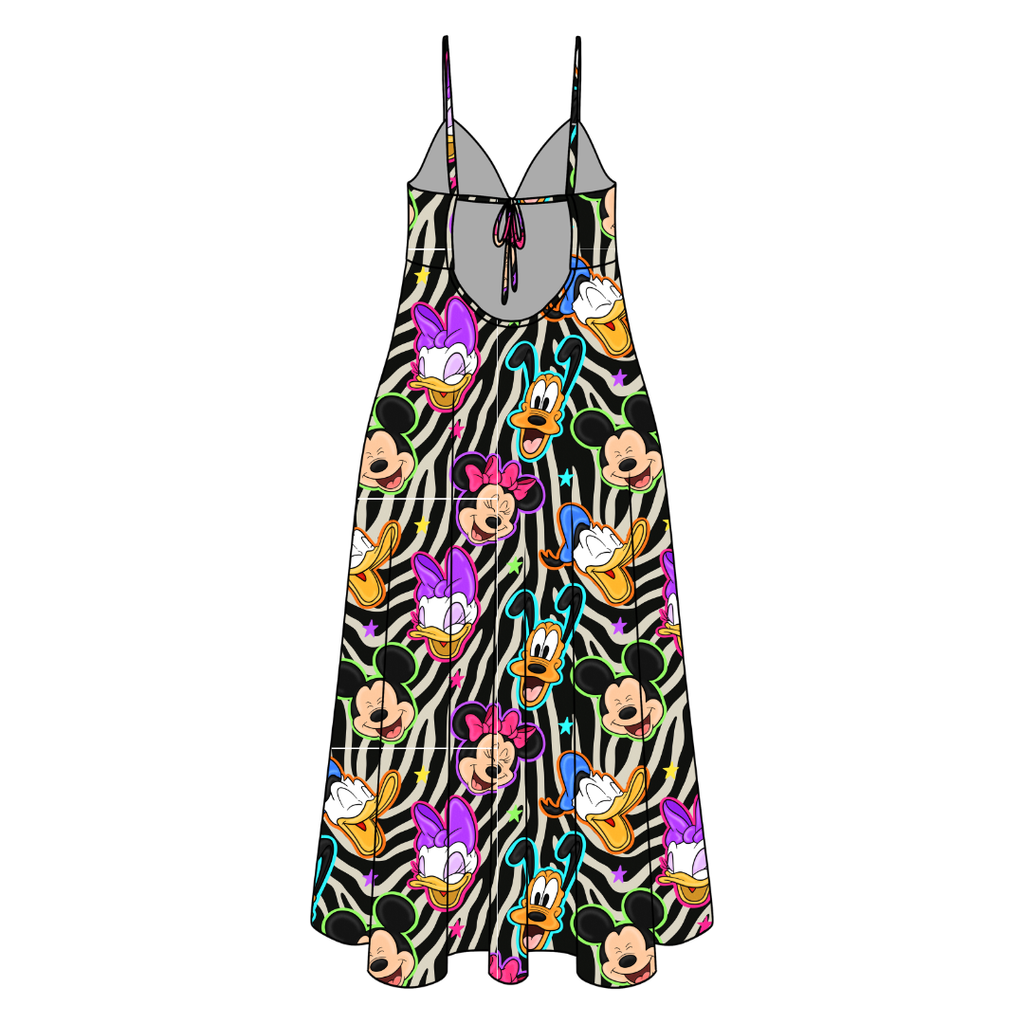 Throwback Crew Harper Women's Low Back Dress Bamboo - Pre Order
