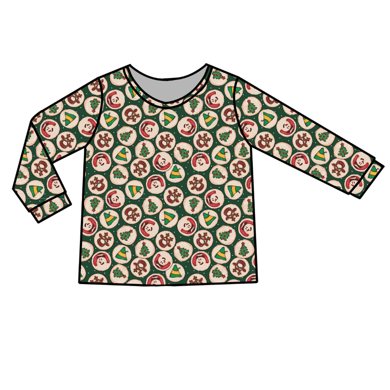 Christmas Cookies Ruby Adult Long Sleeve Shirt - Knit - Pre Order - Christmas Special