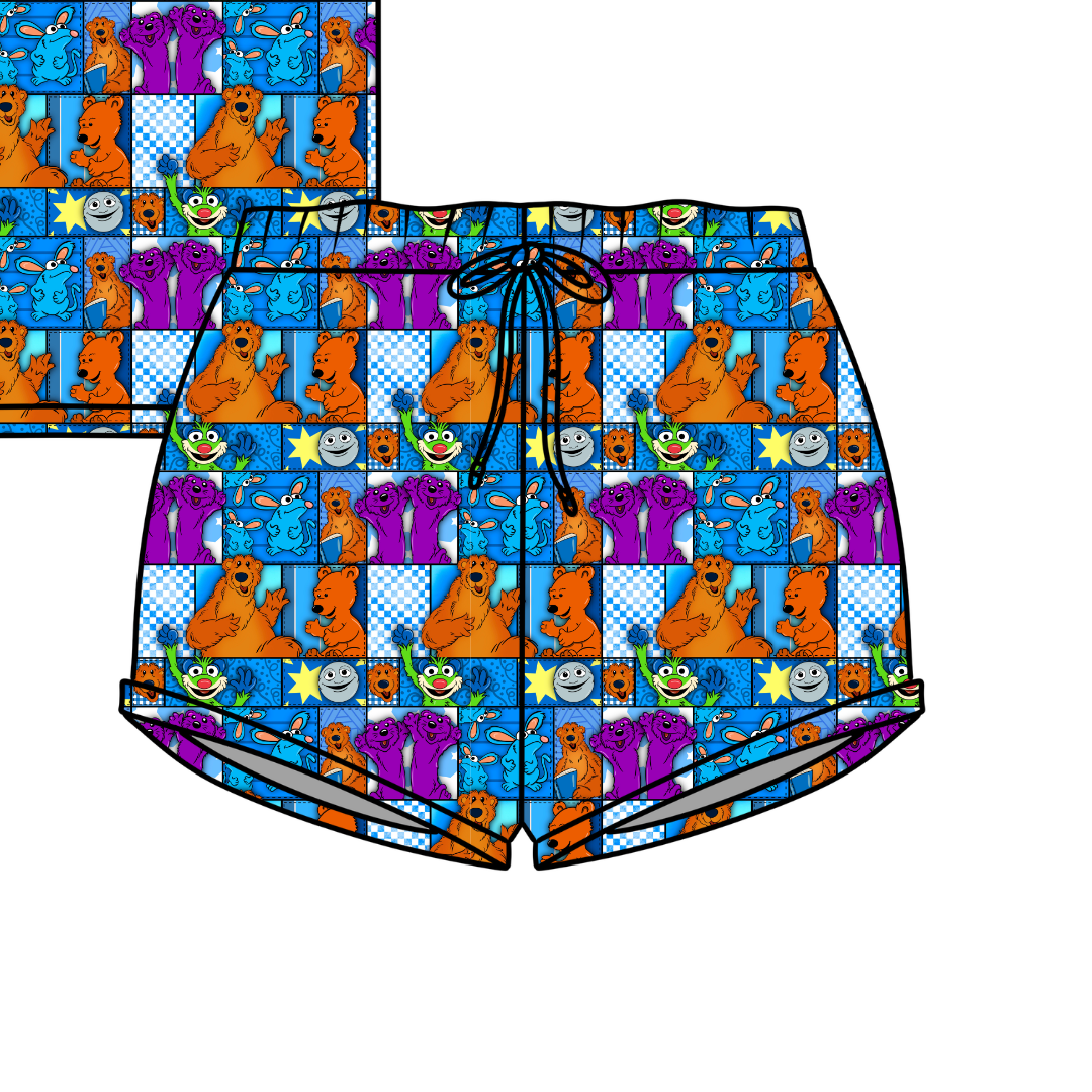 House of Blue Jazzy Adult Pajama Bamboo Shorts - Pre Order