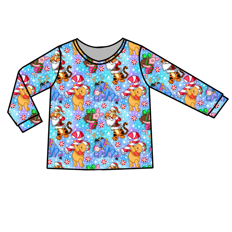 Holiday Hunny Ruby Adult Long Sleeve Shirt - Bamboo - Pre Order - Christmas Special