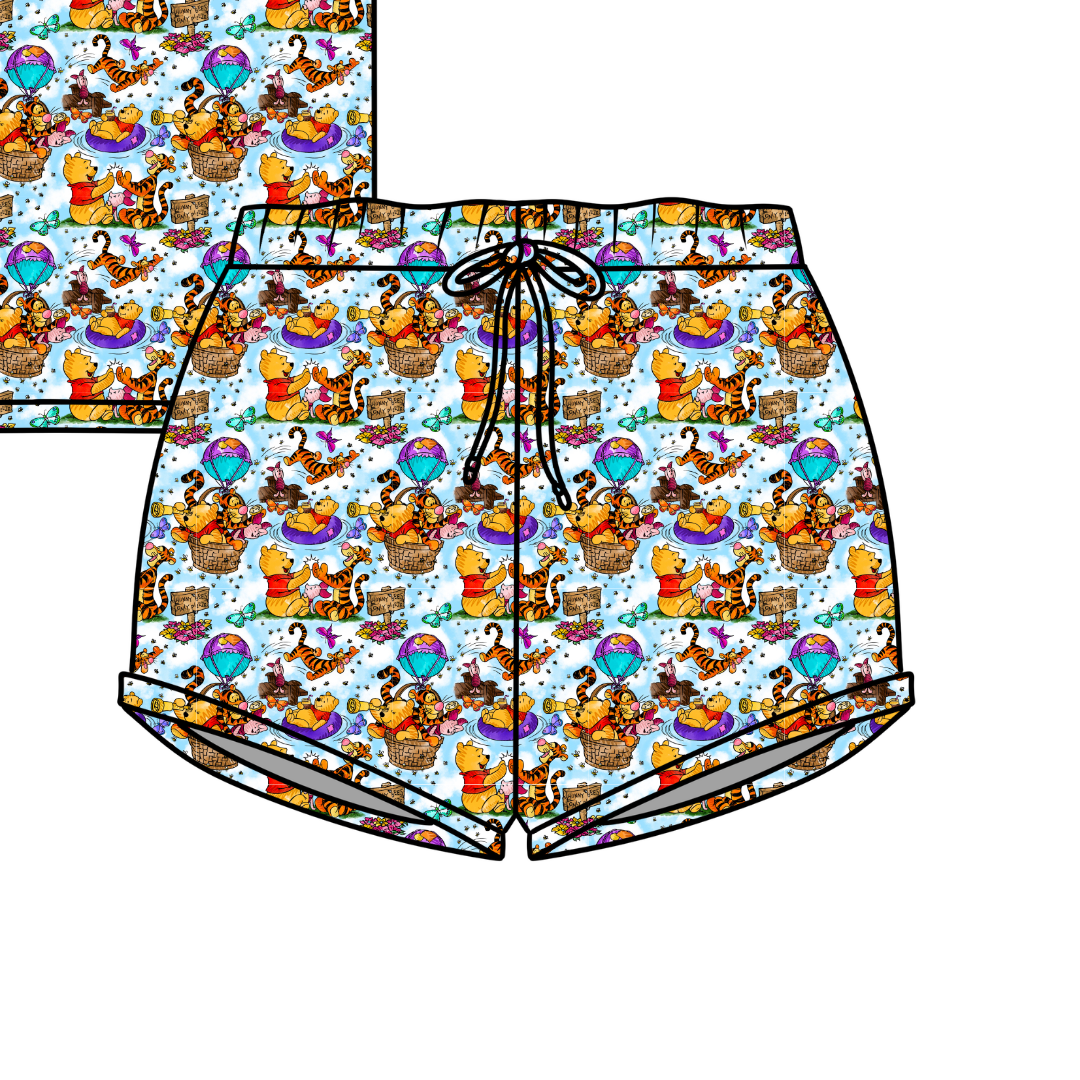 Sweet as Honey Jazzy Adult Pajama Bamboo Shorts - Pre Order