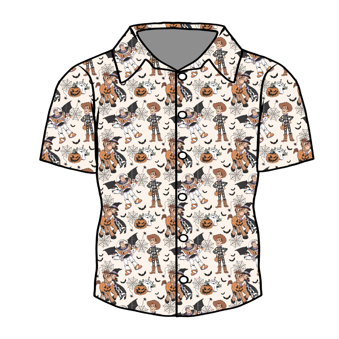 Terror Toys - Twilight Men's Button Down Bamboo - Pre Order