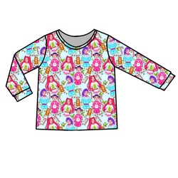 Holiday Pop Ruby Adult Long Sleeve Shirt - Bamboo - Pre Order - Christmas Special