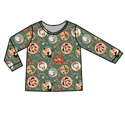 Main St Magic Ruby Adult Long Sleeve Shirt - Bamboo - Pre Order - Christmas Special
