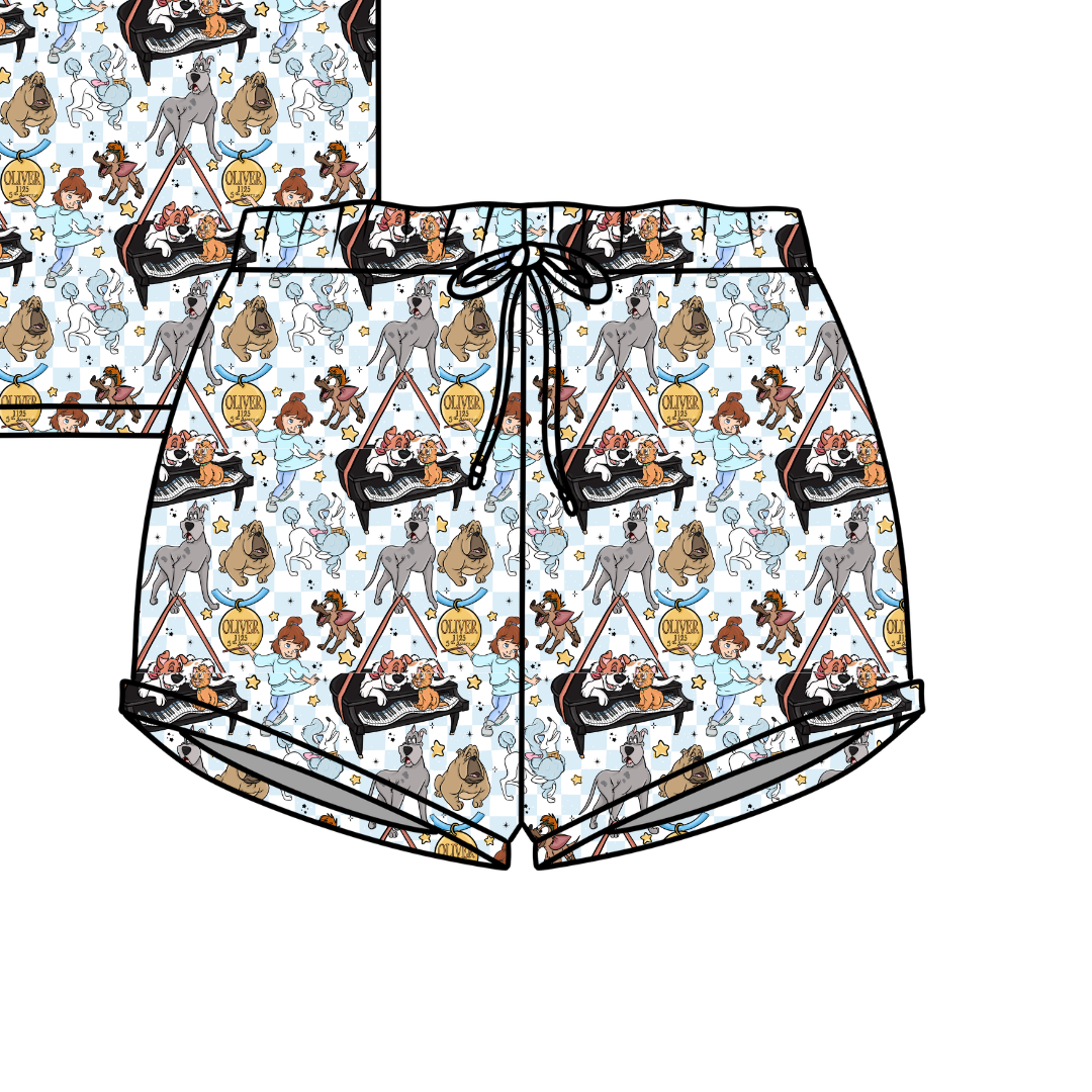 Big City Besties Jazzy Adult Pajama Bamboo Shorts - Pre Order