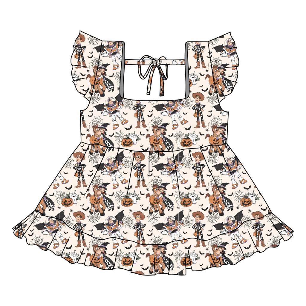 Terror Toys - Sadie Tie Back Ruffle Top - PRE ORDER