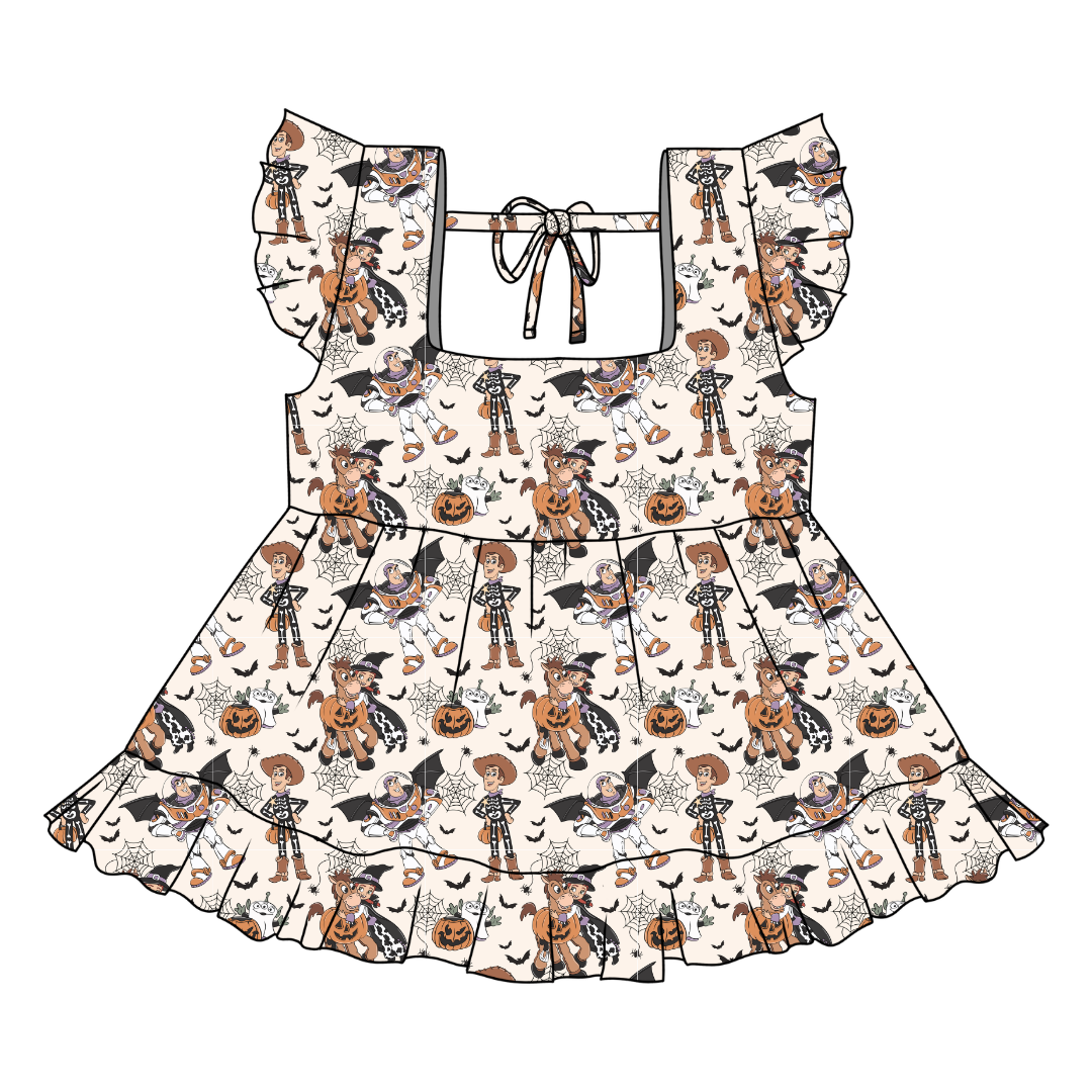 Terror Toys - Sadie Tie Back Ruffle Top - PRE ORDER