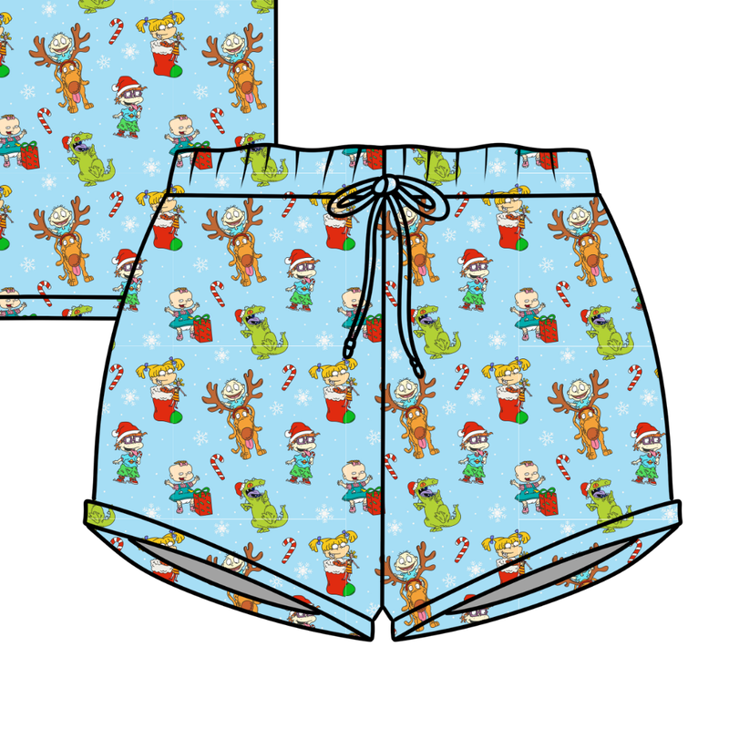 Holiday Parade Jazzy Adult Shorts - Bamboo - Pre Order - Christmas Special