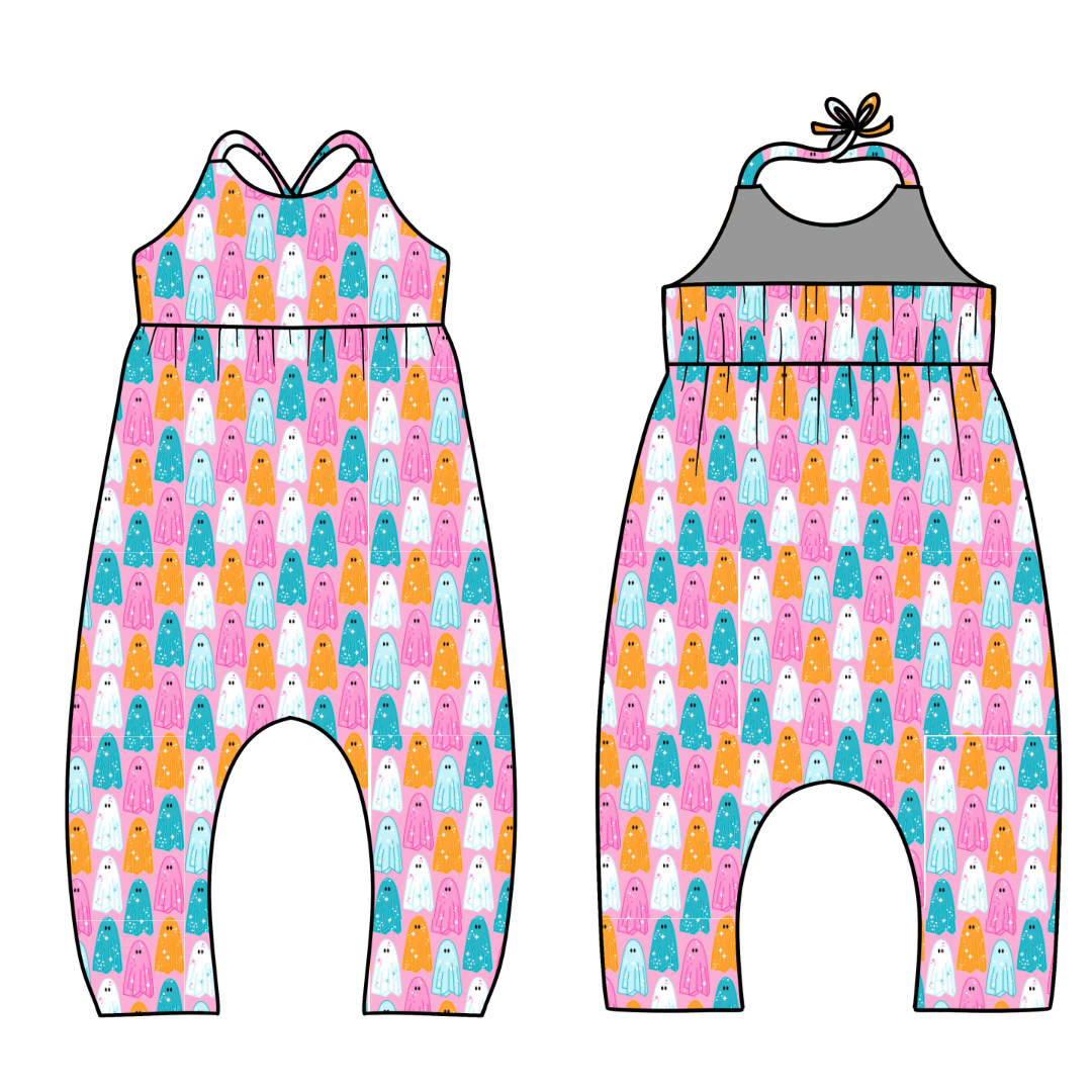 Lets Go Ghouls - Brielle Halter Jumpsuit Knit - PRE ORDER