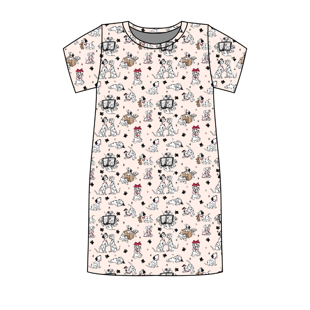 Spots & Daydreams Poppy Oversized Sleep Shirt Bamboo - Pre Order