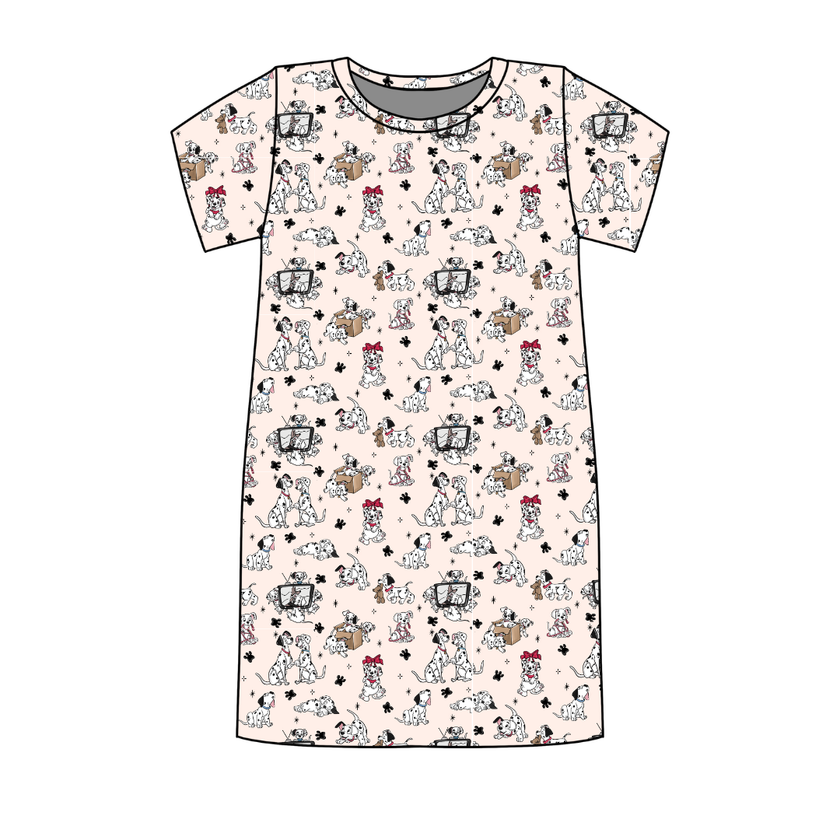 Spots & Daydreams Poppy Oversized Sleep Shirt Bamboo - Pre Order