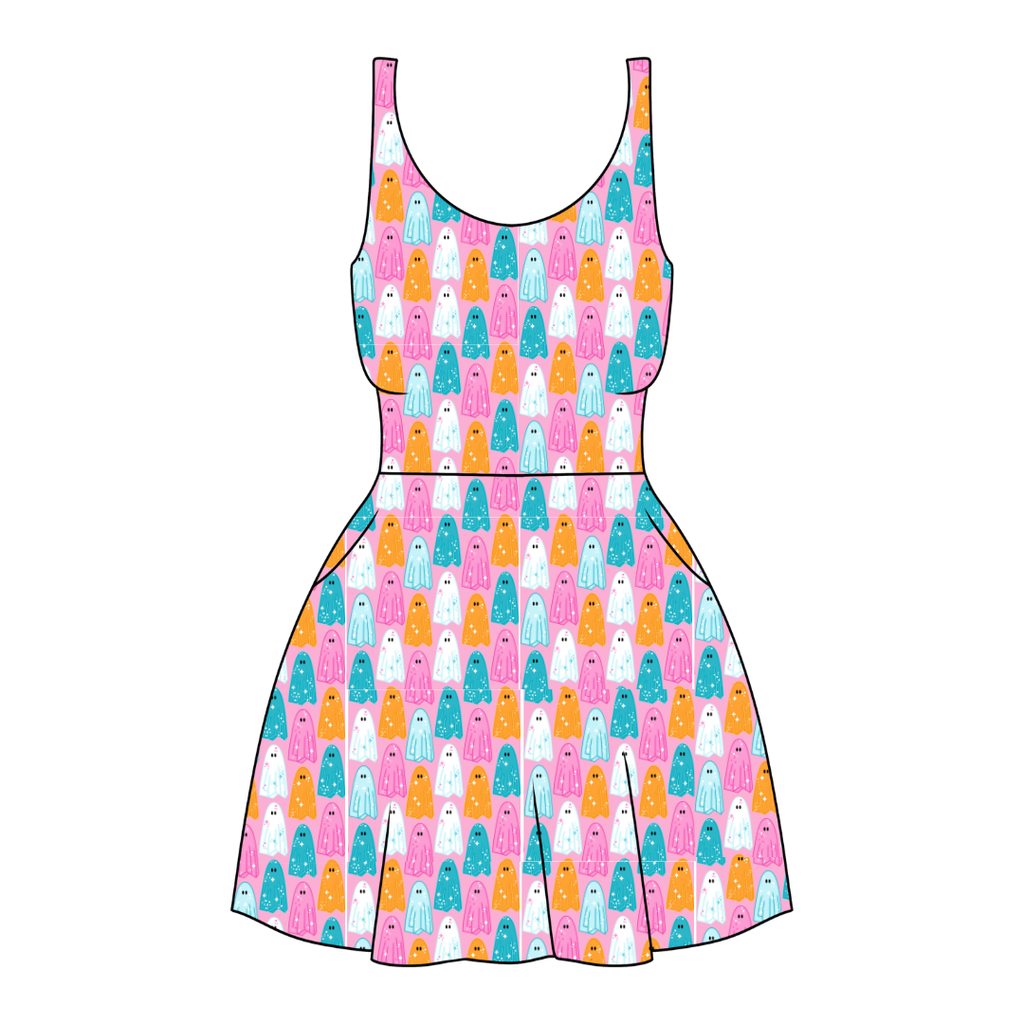 Lets Go Ghouls - Women's Reverie Dress - Pre Order