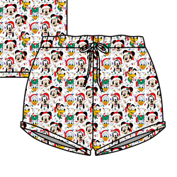 Jolly Holiday Crew Jazzy Adult Shorts - Bamboo - Pre Order - Christmas Special