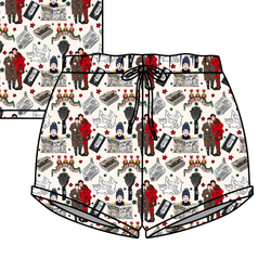 Alone at Home Jazzy Adult Shorts - Bamboo - Pre Order - Christmas Special