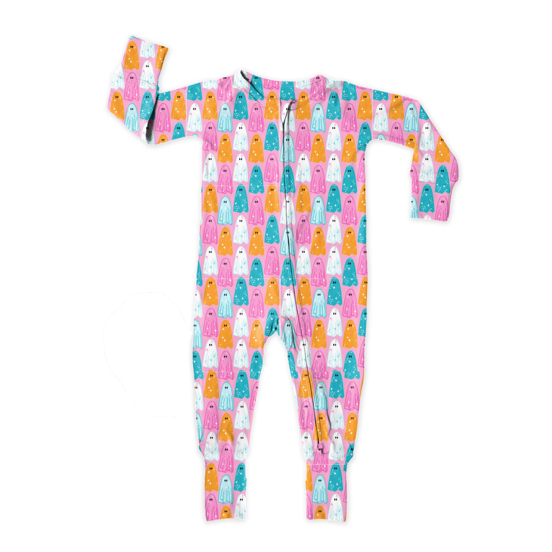 Lets Go Ghouls Dreamland Long Sleeve Sleeper Bamboo - PRE ORDER