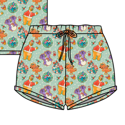 Christmas at the Big House Jazzy Adult Shorts - Bamboo - Pre Order - Christmas Special