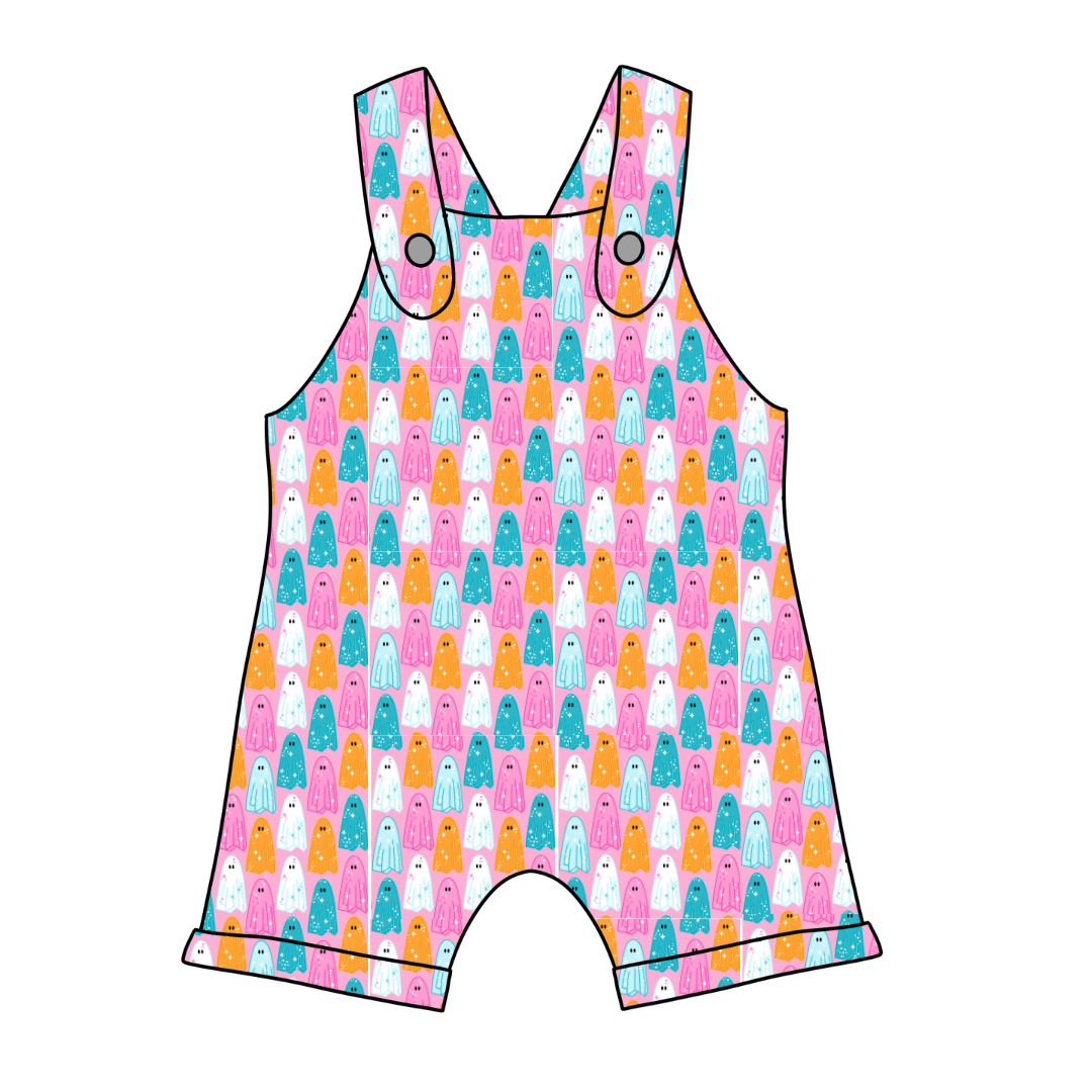 Lets Go Ghouls - Coop Tank Romper Knit - PRE ORDER