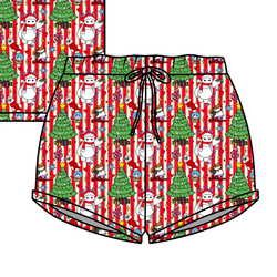 Falala Care Jazzy Adult Shorts - Bamboo - Pre Order - Christmas Special