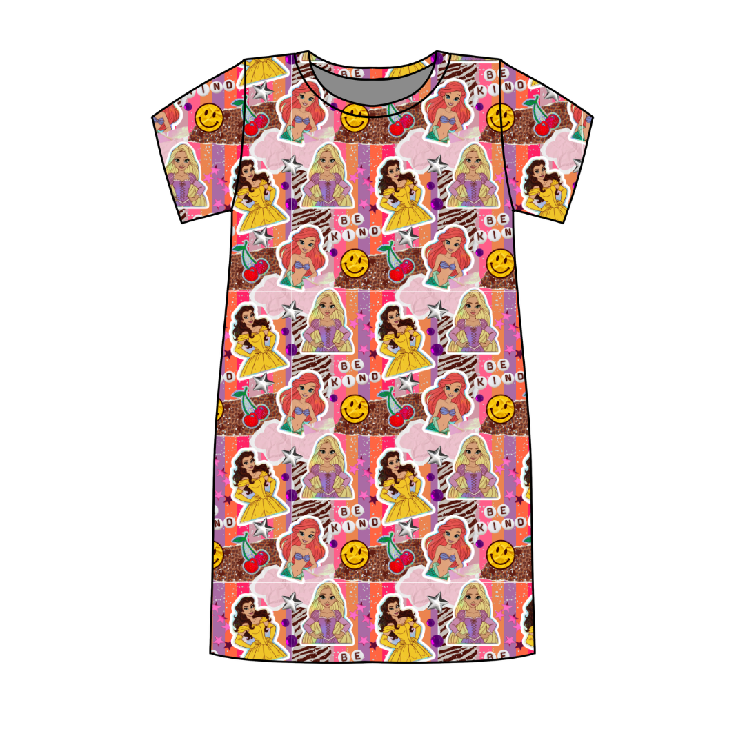 Royal Daydreams Poppy Oversized Sleep Shirt Bamboo - Pre Order