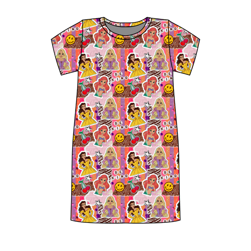 Royal Daydreams Poppy Oversized Sleep Shirt Bamboo - Pre Order