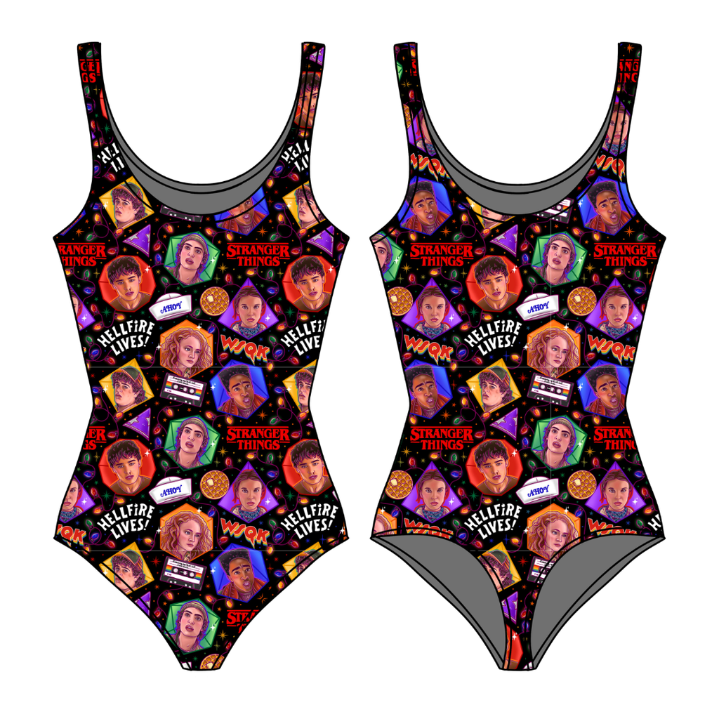 Upside Down Night Sapphire Women's Bamboo Leotard - Pre Order