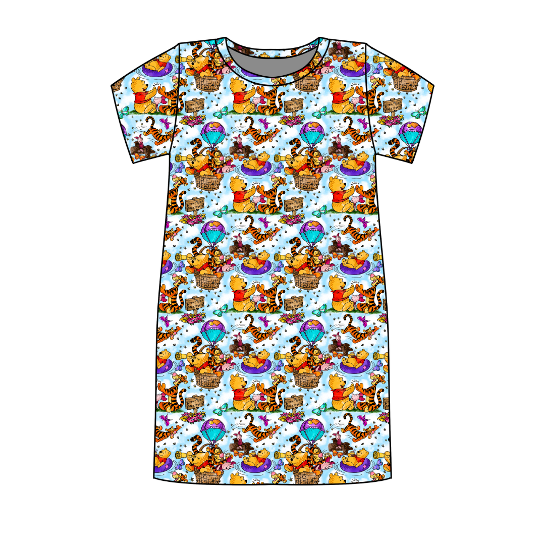 Sweet as Honey Poppy Oversized Sleep Shirt Bamboo - Pre Order