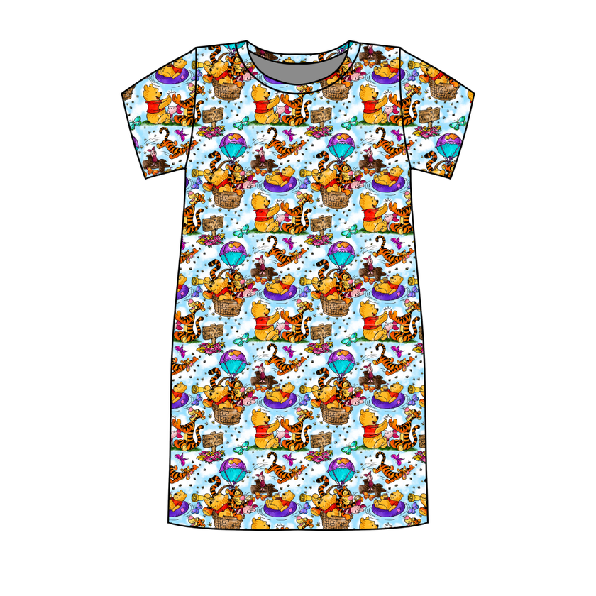 Sweet as Honey Poppy Oversized Sleep Shirt Bamboo - Pre Order