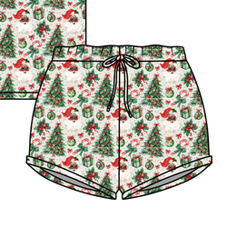 Evergreen Dreams Jazzy Adult Shorts - Bamboo - Pre Order - Christmas Special