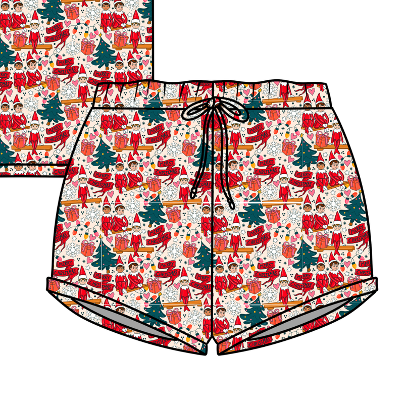 Milk & Mischief Jazzy Adult Shorts - Bamboo - Pre Order - Christmas Special