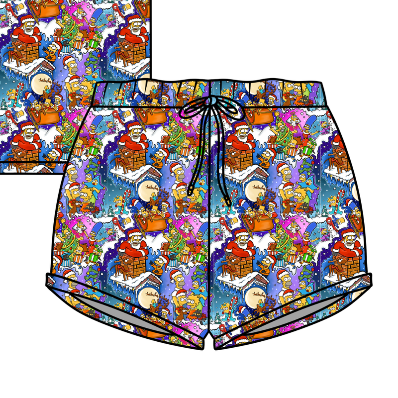 D oh Holy Night Jazzy Adult Shorts - Bamboo - Pre Order - Christmas Special
