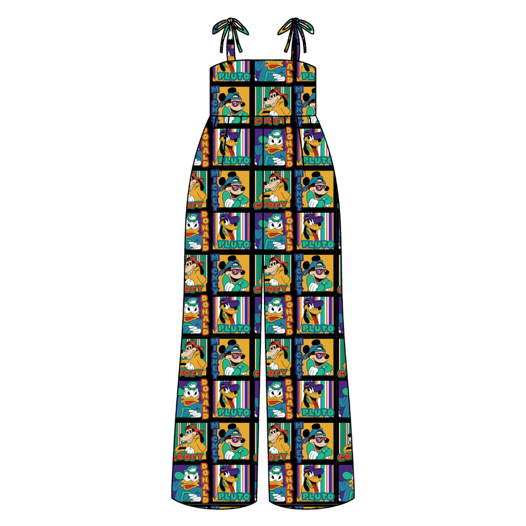Classic Cool Crew Rene Adult Shoulder Tie Jumpsuit Bamboo - Pre Order