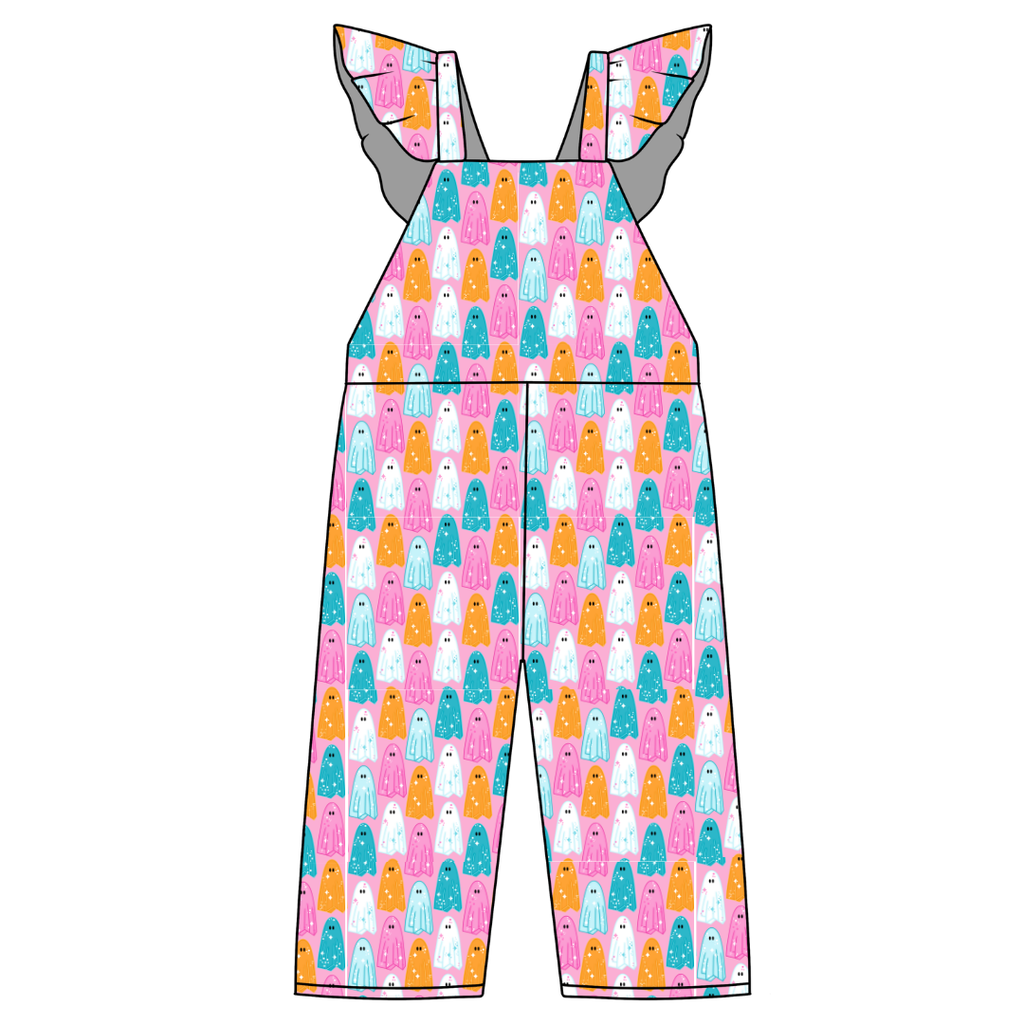 Lets Go Ghouls - Daisy Girl's Flutter Jumpsuit Knit - PRE ORDER