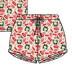 World's Best Elf Jazzy Adult Shorts - Bamboo - Pre Order - Christmas Special