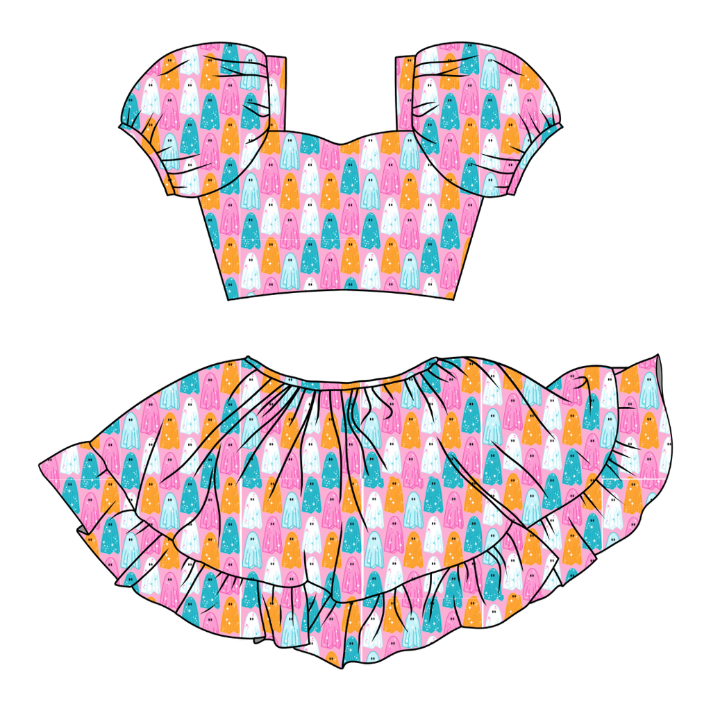 Lets Go Ghouls - Starlet Skirt Set Knit - PRE ORDER