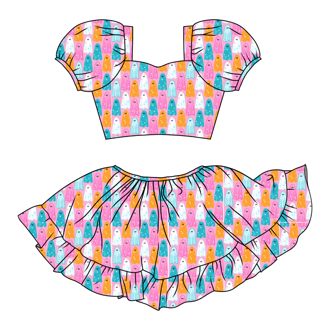 Lets Go Ghouls - Starlet Skirt Set Knit - PRE ORDER