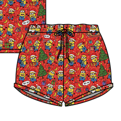 Holiday Shenanigans Jazzy Adult Shorts - Bamboo - Pre Order - Christmas Special