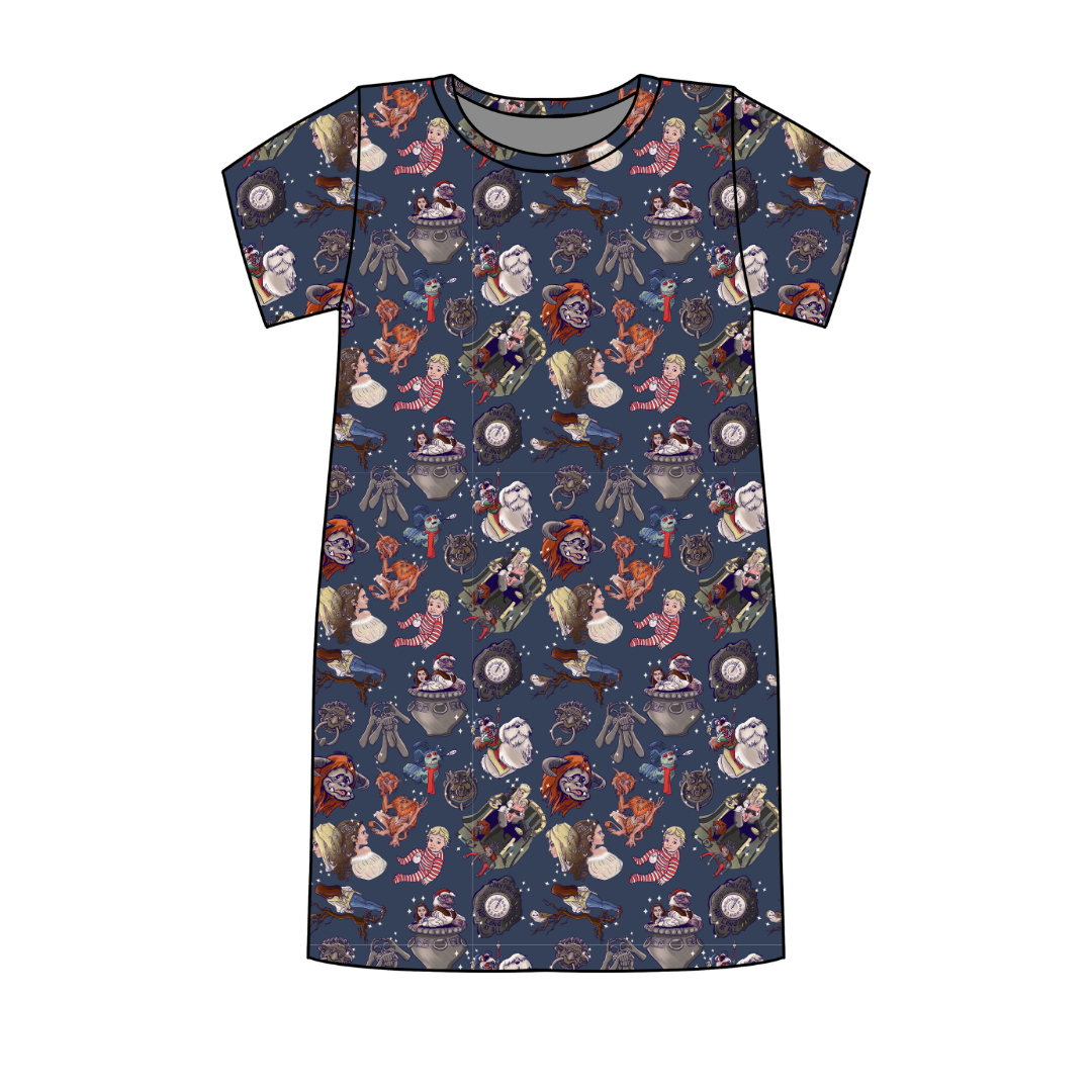The Babe Poppy Oversized Sleep Shirt Bamboo - Pre Order