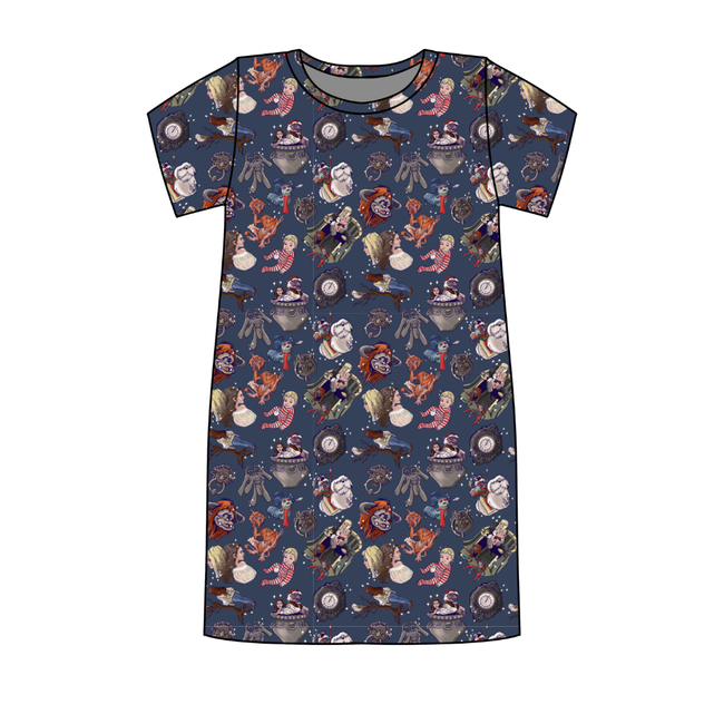 The Babe Poppy Oversized Sleep Shirt Bamboo - Pre Order