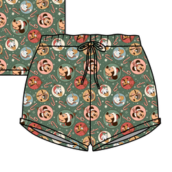 Main St Magic Jazzy Adult Shorts - Bamboo - Pre Order - Christmas Special