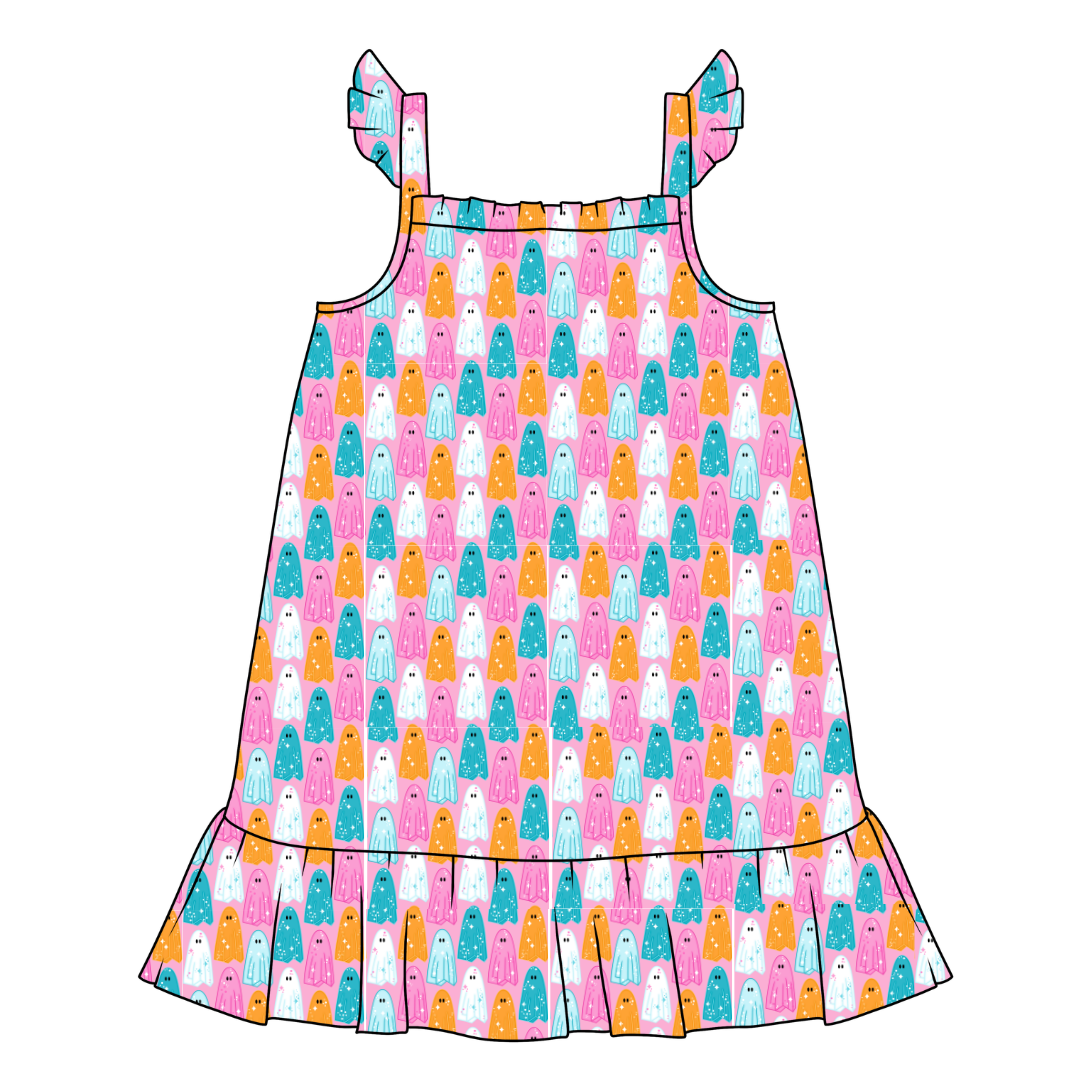 Lets Go Ghouls Honey Bamboo Sleeveless Nightgown - PRE ORDER